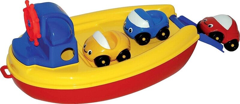 Ferry bateau avec 3 voitures Speed Gowi pour le bain