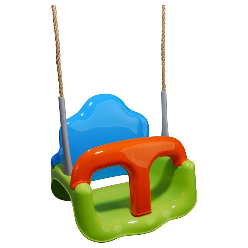 Balançoire 3 en 1 en plastique, évolutive