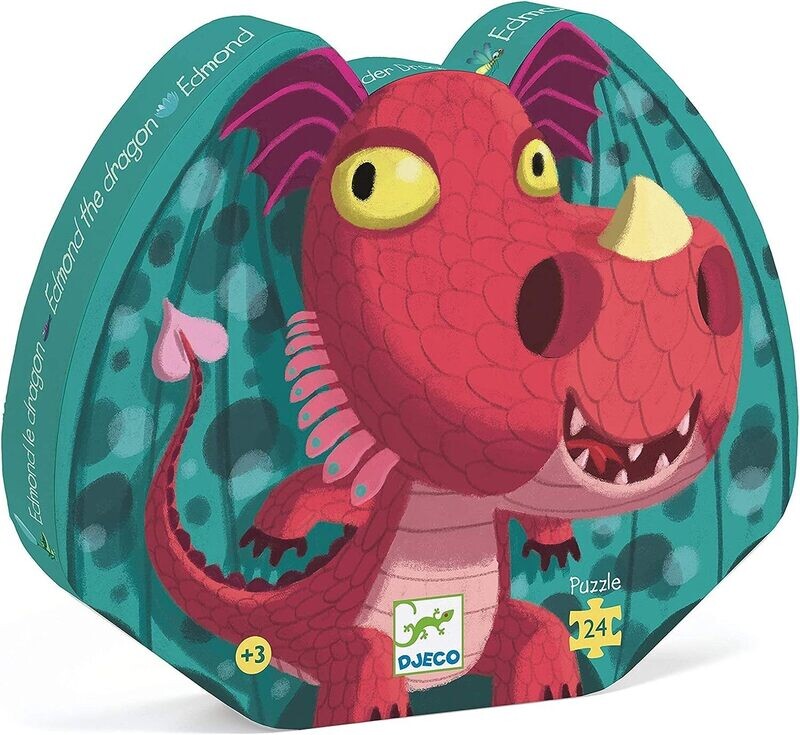 Puzzle Edmond le dragon 24 pièces Djeco