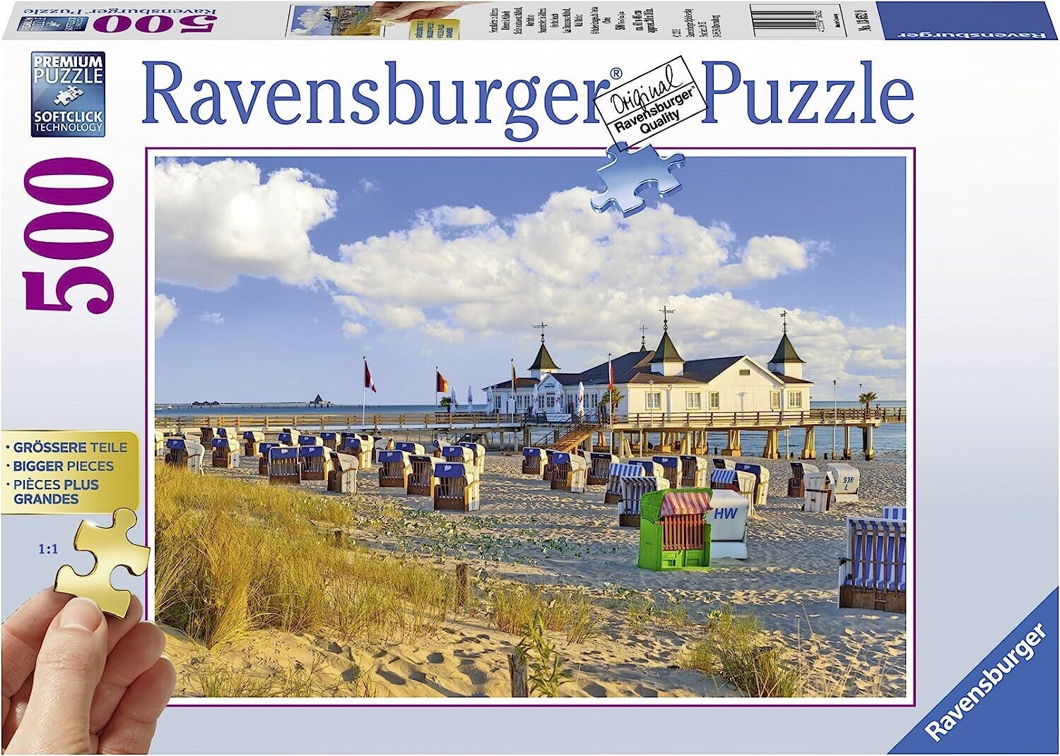Puzzle Ravensburger 500 pièces Détente à Ahlbeck