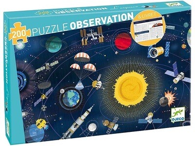 Puzzle L’espace 200 pcs Djeco