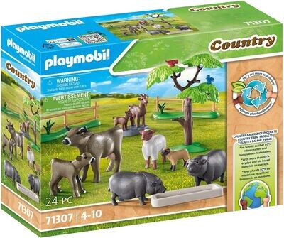 Playmobil Animaux de la ferme, vache, cochon, etc.