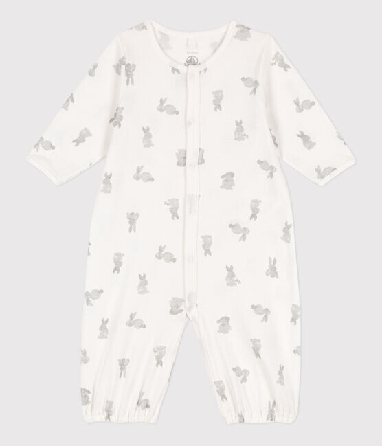 Combisac pyjama imprimé lapins en coton Petit Bateau