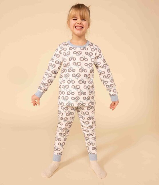 Pyjama tracteur petite fille/petit garçon en coton Petit Bateau