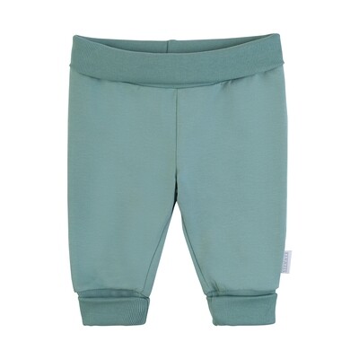 Pantalon jersey vert menthe avec taille élastique pour plus de confort