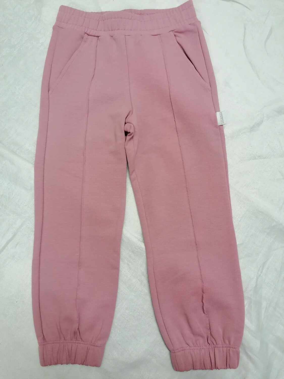 Pantalon de jogging couleur prune avec taille élastique