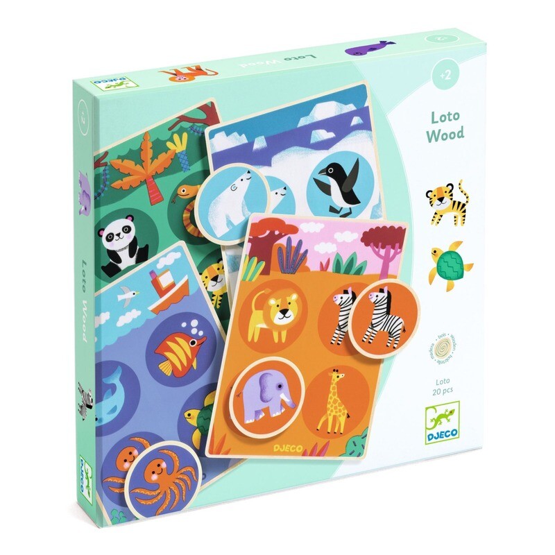 Djeco - Jeu de Loto Wood - Educatif en bois