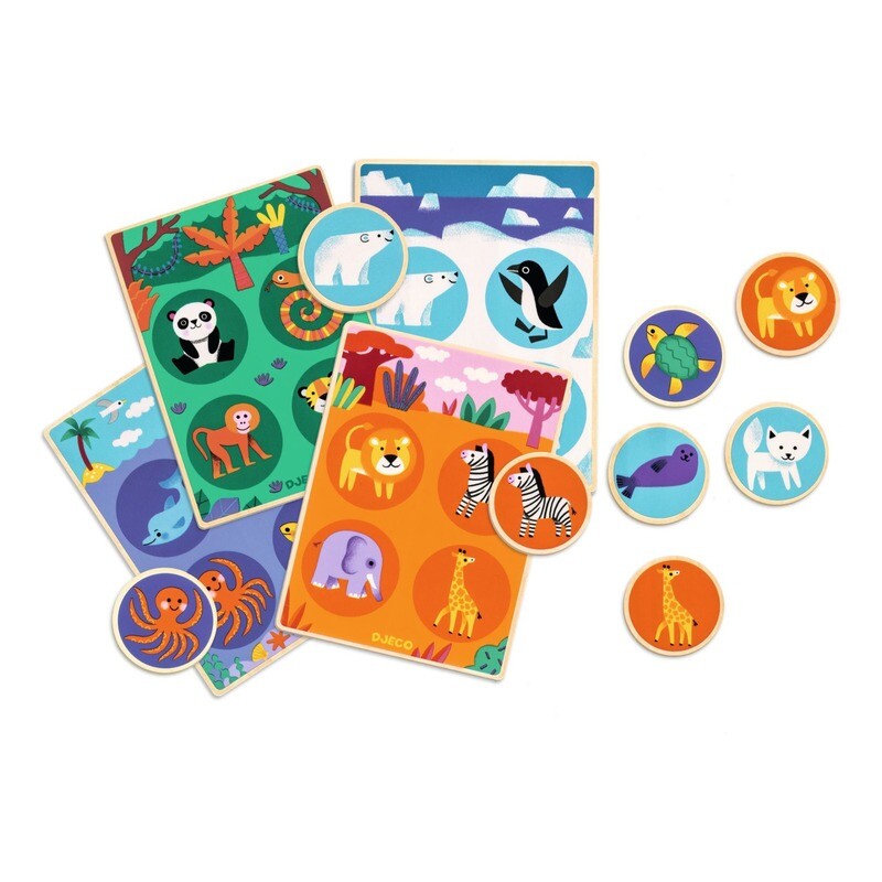 Djeco - Jeu de Loto Wood - Educatif en bois