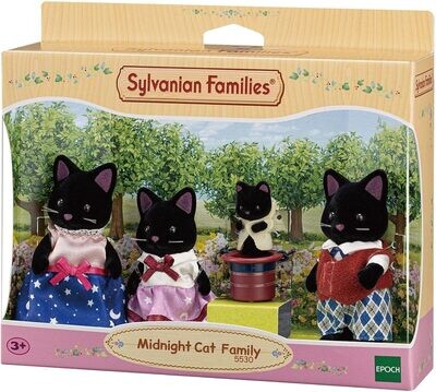 Sylvanian Families - La famille chat magicien, Mini Poupées