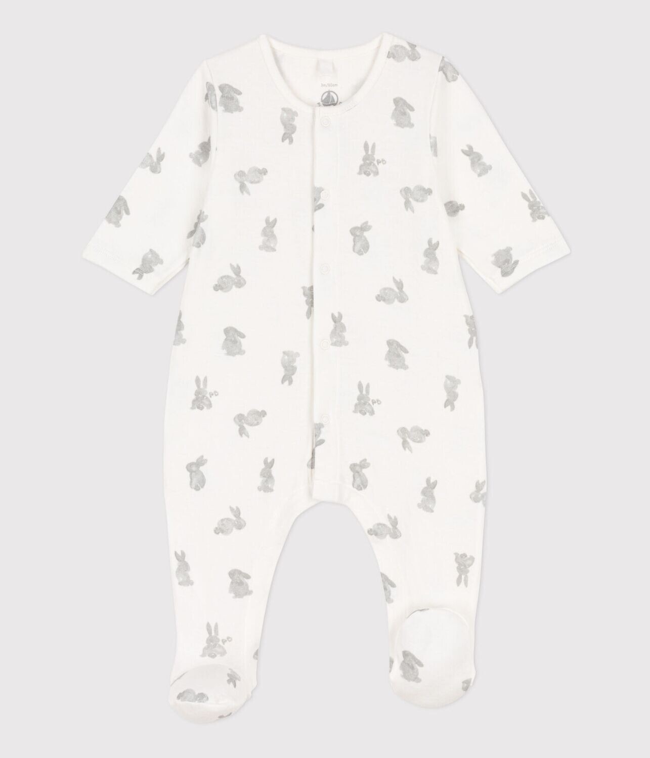 Pyjama bébé lapins en tubique Petit Bateau