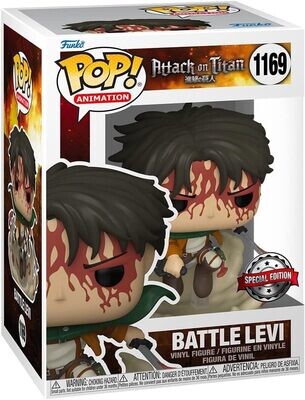 Funko Pop ! Attack on Titan Battle Levi 1169 Special Edition,