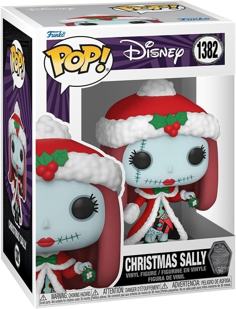Funko Pop! Disney : L&#39;Étrange Noël de monsieur Jack 30e anniversaire – Sally de Noël no 1382 figurine