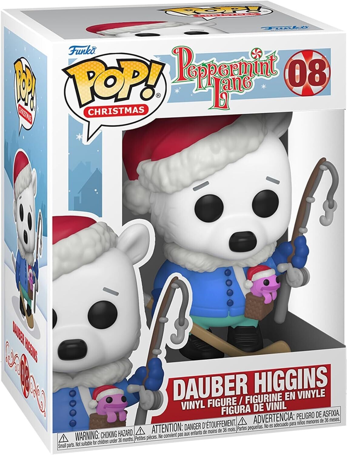 Funko Pop! Peppermint Lane -Noël, no 08 Dauber Higgins figurine