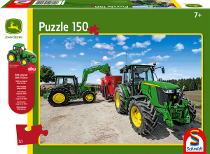 Puzzle Tracteurs de la série 5M, 150 pcs, avec tracteur inclus