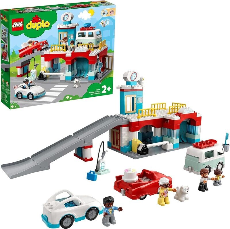 Duplo Le garage et la station de lavage