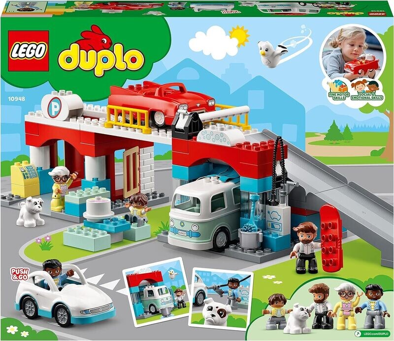 Duplo Le garage et la station de lavage