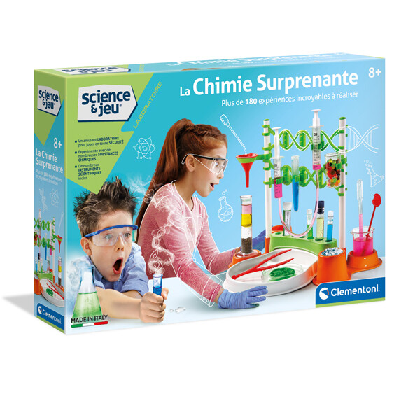 Clementoni, Super Labo de sciences, la Chimie surprenante, jeu d'expériences