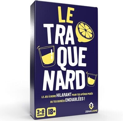 ZENAGAME Le Traquenard, Le Jeu Alcool de 300 Cartes Fun et Hilarantes pour tes Soirées Posées ou Endiablées - Jeux de Société, Jeu Adulte