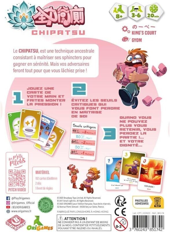 Jeu d'ambiance Chipatsu (français)