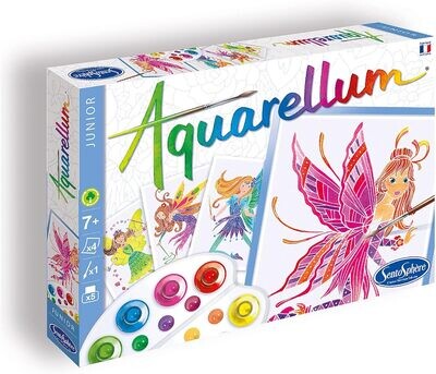 SentoSphère - AQUARELLUM JUNIOR - Les Fées-Peinture Aquarellable Magique - A partir de 7 ans - fabriqué en France