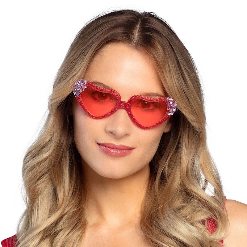 Lunettes party  de carnaval avec paillettes  et étoiles en forme de coeur, pour carnaval, etc.