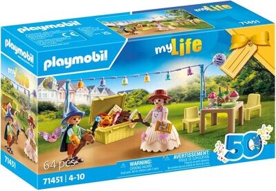 Playmobil 71451 My Life : Enfants avec décorations de fête - Habiller comme Un Ange, Cow-Boy, Princesse et Plus, avec de Nombreux Accessoires - Jeu de rôle Amusant et imaginatif - Dès 4 Ans