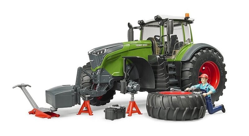 BRUDER Tracteur Fendt 1050 Vario avec mécanicien et atelier