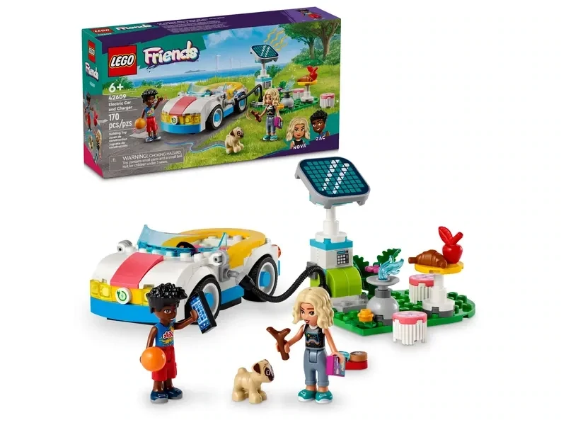 Lego Friends La voiture électrique et la borne de recharge