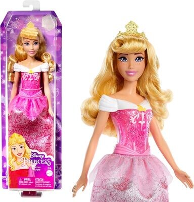 Disney Princesse Poupée Aurora, tenue scintillante et brillante