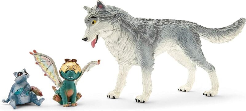 Schleich Bayala Loup et ses copains, Lykos, Nugur et Piuh