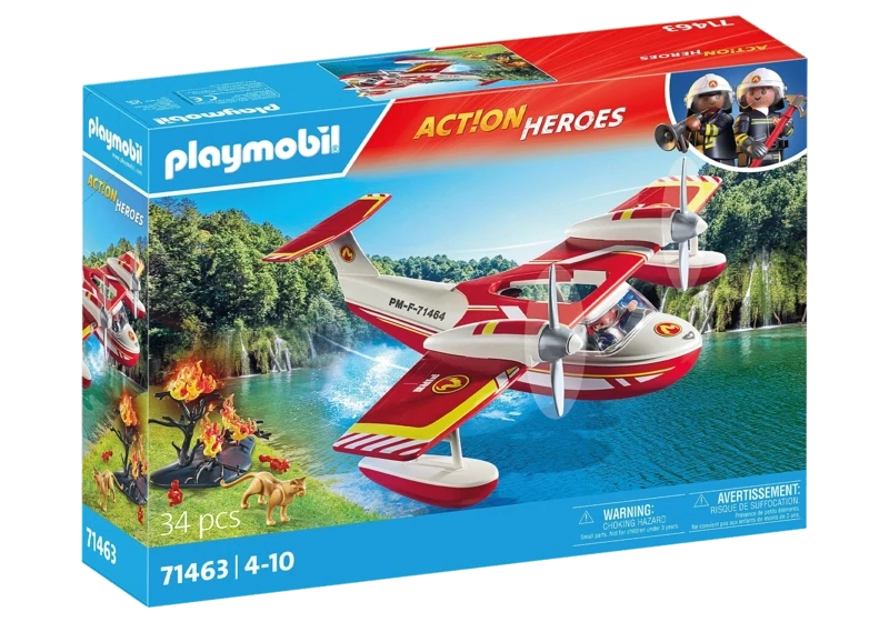 Playmobil Hydravion avec pompier