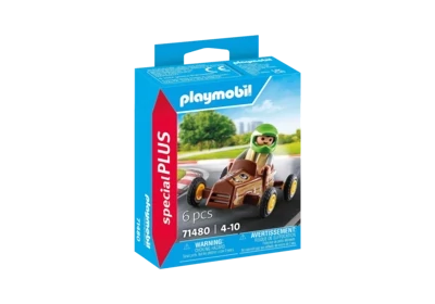 Playmobil Enfant avec voiture de karting