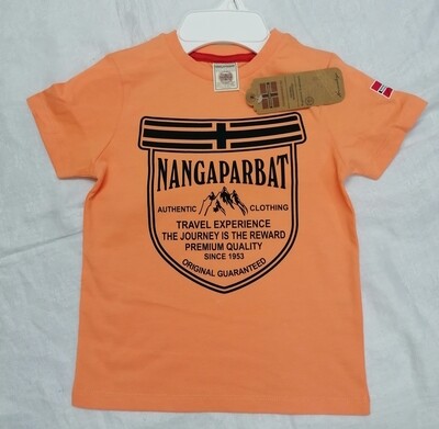 T-shirt orange Nangaparbat, travel experience
