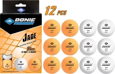 Tennis de table balles Jade 12 balles, 40 mm (ping pong)