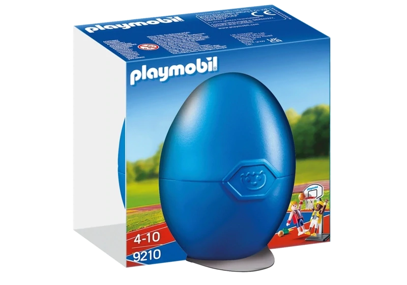 Playmobil Joueurs de Basket-Ball avec panier