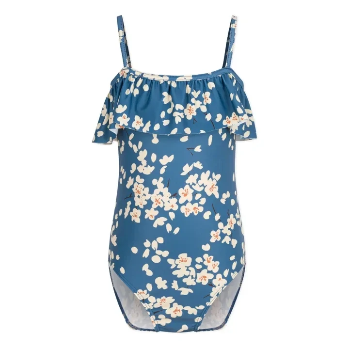 Petit Bateau Maillot de bain  1 Pièce Blossom | Bleu imprimé fleuri