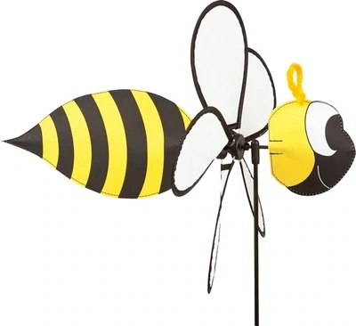 Éolienne Spin Critter Bee, abeille, hauteur 65 cm, largeur 32 cm, résistant aux intempéries et UV