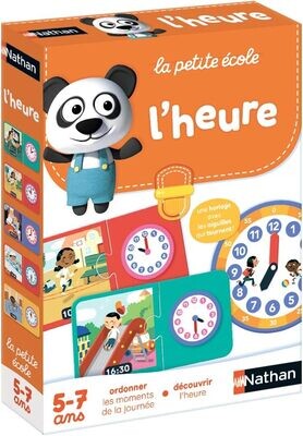 Nathan - L&#39;Heure - Jeu éducatif pour découvrir les notions du temps dès 5 ans