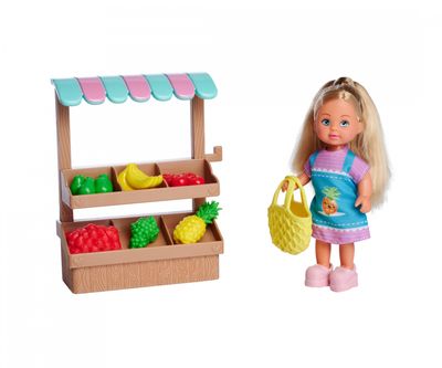 Poupée Evi Love avec stand de fruits