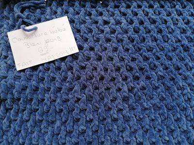 Petite couverture couleur Bleu Jeans, FAIT MAISON!!!