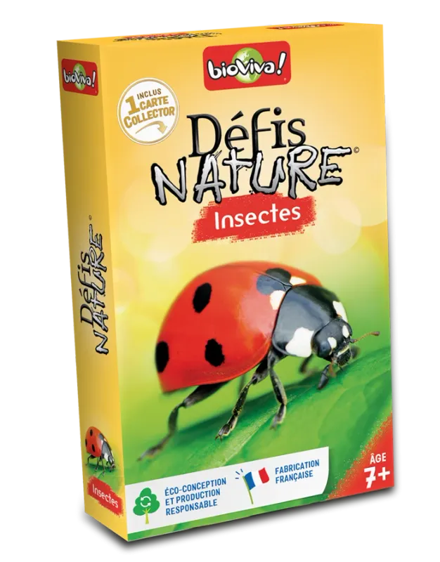 DEFIS NATURE INSECTES 2024 (FR), jeu de cartes