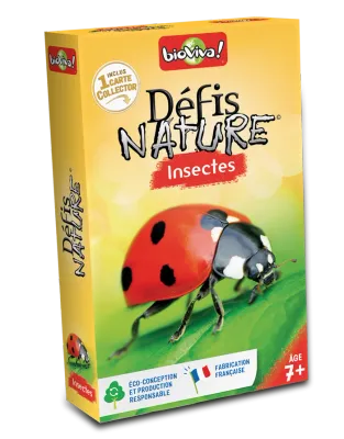 DEFIS NATURE INSECTES 2024 (FR), jeu de cartes