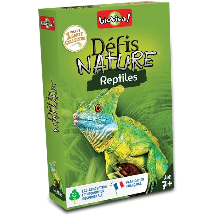 DEFIS NATURE REPTILES (FR), jeu de cartes