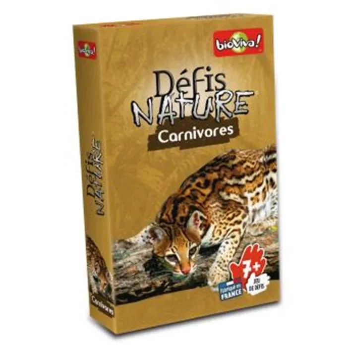 DEFIS NATURE CARNIVORES (FR), jeu de cartes