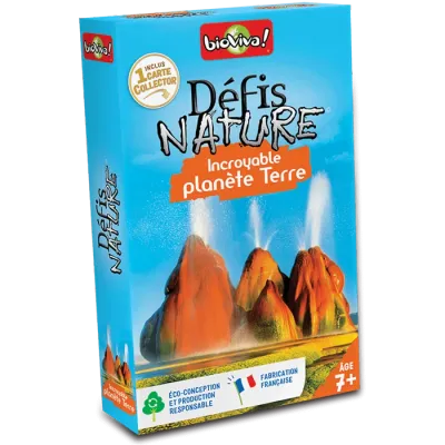 DEFIS NATURE INCROYABLE PLANETE TERRE (FR), jeu de cartes