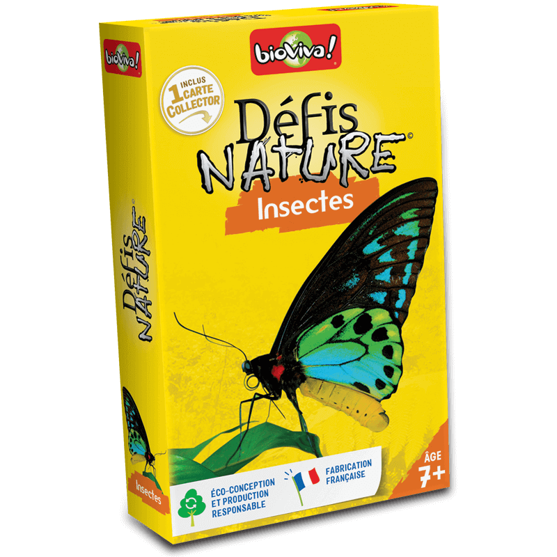 Défis Nature - Insectes, jeu de cartes