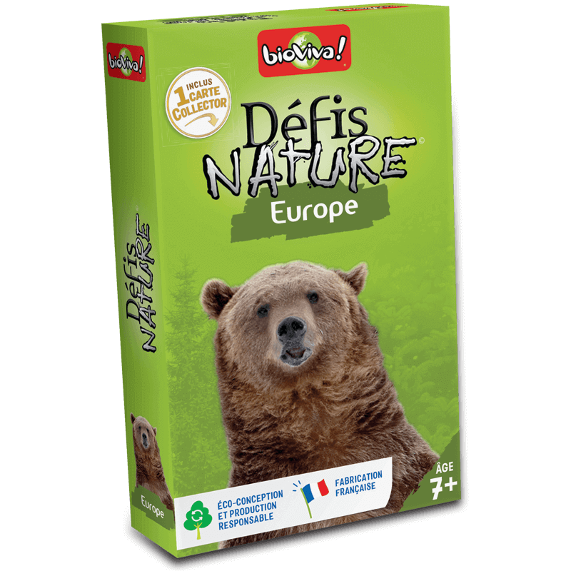 Défis Nature - Europe, jeu de cartes