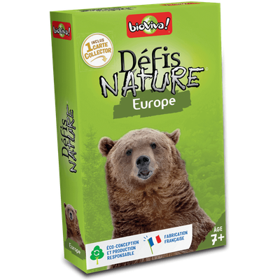 Défis Nature - Europe, jeu de cartes