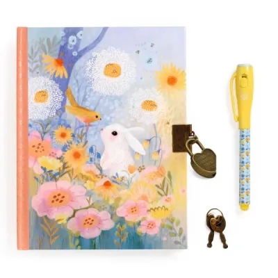Djeco- Carnet secret Kendra, journal intime avec stylo magique