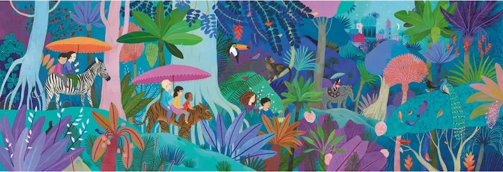 Djeco- Puzzle Gallery  Children&#39;s walk 200 pièces